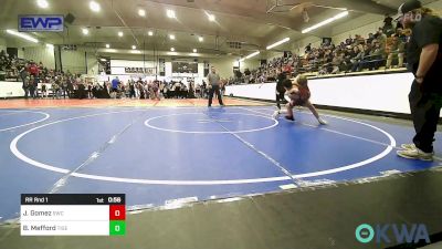 100 lbs Rr Rnd 1 - Jacob Gomez, Salina Wrestling Club vs Brock Mefford, Tiger Trained Wrestling