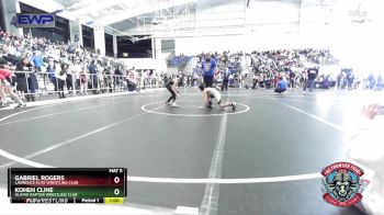64 lbs Champ. Round 1 - Gabriel Rogers, Lawrence Elite Wrestling Club vs Kohen Cline, Olathe Raptor Wrestling Club