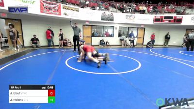 160 lbs Rr Rnd 1 - Drew Bacon, Grove Takedown Club vs Jansen Long, Prairie Grove Youth Wrestling