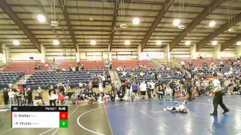 45 lbs Semifinal - Paxton Pitcher, Sanderson Wrestling Academy vs Daxton Shelley, Sons Of Atlas