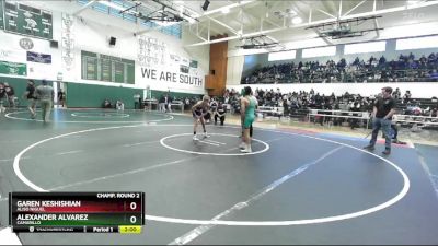 113 lbs Champ. Round 2 - Garen Keshishian, Aliso Niguel vs Alexander Alvarez, Camarillo