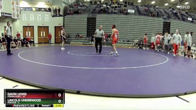 120 lbs 2nd Wrestleback (8 Team) - Lincoln Underwood, Portage vs Gavin Lewis, Crown Point