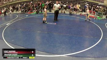 110 lbs Cons. Round 2 - Colt Samons, Team Boulder Jr Eagles vs Traygan Scott, Fallon Outlaws Wrestling Club
