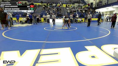 100 lbs Final - Leslie Marquez, Rogers vs Bethani Martinez, Van Buren