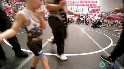 43 lbs Consi Of 8 #2 - Ellis Jerry, Rough Riders vs Jack Stewart Williams, Lions Wrestling Academy