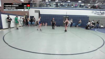 125 lbs Cons. Round 2 - Sawyer Cameron, 208 Badgers Wrestling Club vs Ashton Lewis, Middleton Wrestling Club
