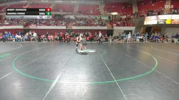 140 lbs Round 5 - 1st And 3rd - Andrea Perez, Canyon Randall vs Mindy Johnson, Borger