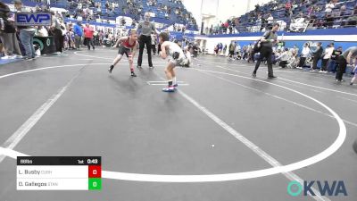 66 lbs Quarterfinal - Larson Busby, Cushing Tigers vs Dre Gallegos, Standfast OKC