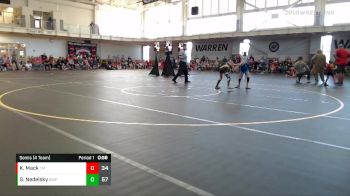 66 lbs Semis (4 Team) - Kendyl Mack, Team Minnesota vs Grace Nedelsky, Beast Mode Pink