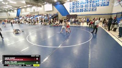 145 lbs Cons. Semi - Rush Miller, Riverton Wolf Pack Wrestling vs Jack Hunt, Grantsville Wrestling Club