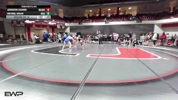 140 lbs Round Of 16 - Addison Adams, Mcloud HS Girls vs Heysel Solis, Rogers High School Girls
