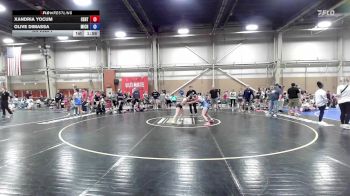 48 kg Rr Rnd 7 - Xandria Yocum, Central Pennies - GK8E vs Olive DiMassa, Michigan Wrestling Academy - GK8E