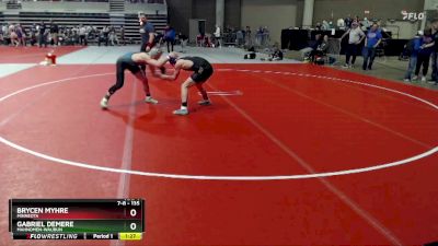 135 lbs Cons. Round 3 - Gabriel Demere, Mahnomen-Waubun vs Brycen Myhre, Minneota