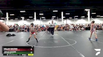 56 lbs Round 2 (8 Team) - Kellan Winters, U2 Upstate Uprising Blue vs Arman Bassiri, Mat Troopers