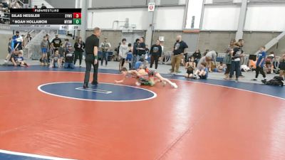 78 lbs Champ. Rd Of 32 - Silas Hessler, Spartan Youth Wrestling Club vs Noah Hollamon, Mine Yard Dogs Wrestling Club