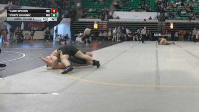 6A 285 lbs Cons. Round 5 - Pratt Johnsey, Athens vs Luke Sparks, Hartselle