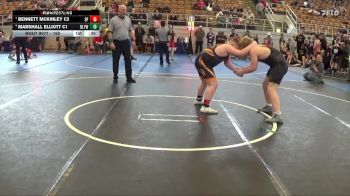 165 lbs Cons. Semi - Marshall Elliott C1, Ben Logan Youth Wrestling vs Bennett McKinley C2, Marysville Wrestling Program