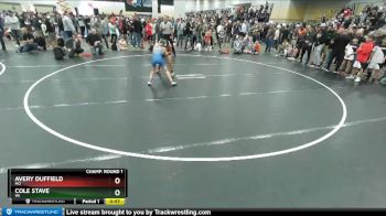 78 lbs Champ. Round 1 - Cole Stave, WI vs Avery Duffield, MO