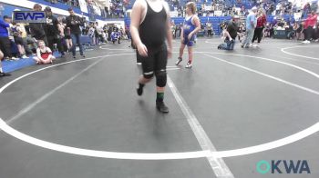 105 lbs Quarterfinal - Deklyn Barnes, Harrah Little League Wrestling vs Eli Conway, ARDMORE TAKEDOWN CLUB