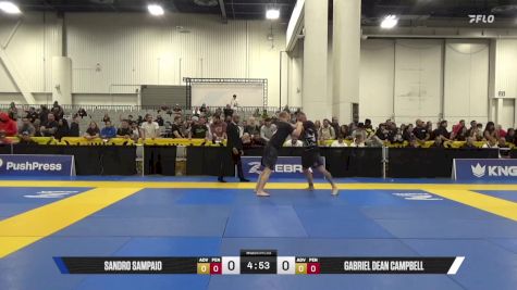 Gabriel Dean Campbell vs Sandro Sampaio 2025 World IBJJF Jiu-Jitsu No-Gi Championship
