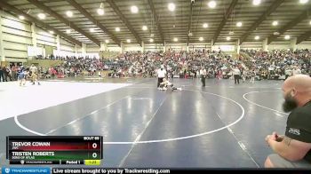 85 lbs Semifinal - Trevor Cowan, JWC vs Tristen Roberts, Sons Of Atlas