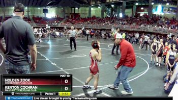70 lbs Cons. Round 2 - Kenton Cochran, Falls City Wrestling Club vs Holden Zook, Cozad Wrestling Club
