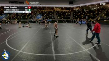 132 lbs Champ. Round 1 - Bryson Rockers, Paola HS vs Perez, Eli Perez., Ankeny