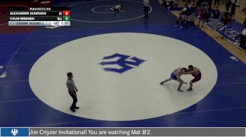 165 lbs Champ. Round 2 - Colin Bridges, Washington & Lee vs Alexander Quintano, Roanoke College