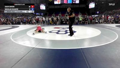 113 lbs Cons. Rd Of 32 - Zack Dixon, CT vs Nikolas Duarte, IL