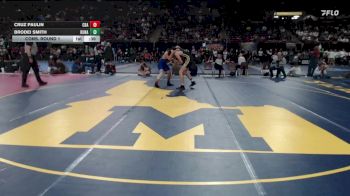 6A 165 lbs Cons. Round 1 - Cruz Paulin, Coeur D Alene vs Brodei Smith, Kuna