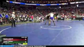 2A-220 lbs Cons. Semi - Jaxon Cherry, Webster City vs Tegan Carson, Central Decatur