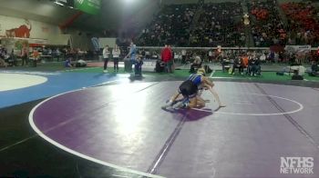 4A 106 lbs Champ. Round 1 - Nathan Ramsdell, Twin Falls vs Camus Book, Caldwell