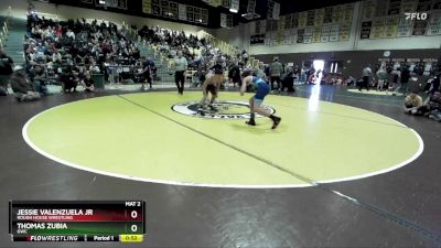 136 lbs Quarterfinal - Thomas Zubia, GWC vs Jessie Valenzuela Jr, Rough House Wrestling