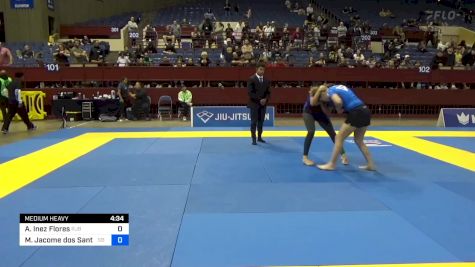 Angelica Inez Flores vs Manuella Jacome Dos Santos 2024 Pan IBJJF Jiu-Jitsu No-Gi Championship