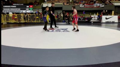 Champ. Round 2 - Lorenzo Perez, Spring Hills Wrestling vs Vahagn Kirakosyan, LAWC