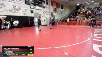 120 lbs Cons. Round 2 - Kaylie Theobald, Schurr vs Zoe Evans, Westlake