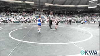 43 lbs Semifinal - Bryleigh Clipper, Norman Grappling Club vs Logan Matthews, Tiger Trained Wrestling