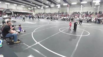 54 lbs Quarterfinal - Julianna Albo, Durango WC vs Braelynn Mancilla, Ravage WC