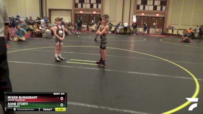 56/60 3rd Place Match - Ryker Burggraff, Upper Township vs Kane Storti, Deep Roots