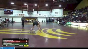 184 lbs 5th Place Match - Alan Badley, University Of Providence (Mont.) vs Carl Hansen, Montana State University-Northern (Mont.)