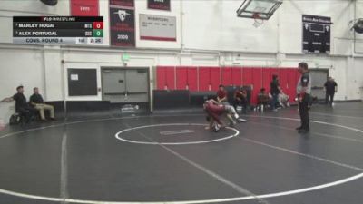 133 lbs Cons. Round 4 - Alex Portugal, Sacramento City College vs Marley Hogai, Mt. Sac