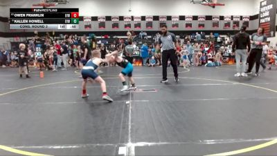 60 lbs Cons. Round 3 - Owen Franklin, Grizzlies Wrestling Club vs Kallen Howell, Devilcats