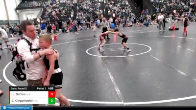 67-73 lbs Cons. Round 2 - Jordan Settles, Aurora Wrestling Club vs Steele Klingelhoefer, Amherst