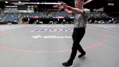149 lbs Cons. Round 1 - Kyler Adams, Midway vs Devin Griffin, Reinhardt