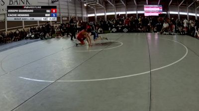 138 lbs Cons. Round 2 - Joseph Guardado, California vs Cache Henning, Montana