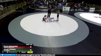 70 lbs Cons. Round 3 - Kylee Cronan, California vs Ellie Hernandez, Trifecta Wrestling