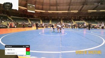 135 lbs 3rd Place - Corey Harris, HURRICANE WRESTLING ACADEMY vs Lily Weinreich, The Best Wrestler