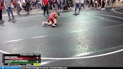 79-83 lbs Round 3 - Josh Martin, Betterman Elite Wrestling vs Kaimana Lum-Perreira, Colorado