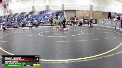 63 Lbs Champ. Round 2 - Roman Howe, Perry Meridian Wrestling Club Vs 