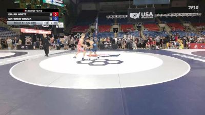 120 lbs Champ. Rd Of 128 - Isaiah White, IN vs Matthew Brock, TX